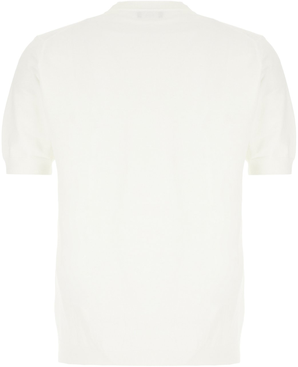 Barba Barba Ivory cotton polo shirt Neutraal