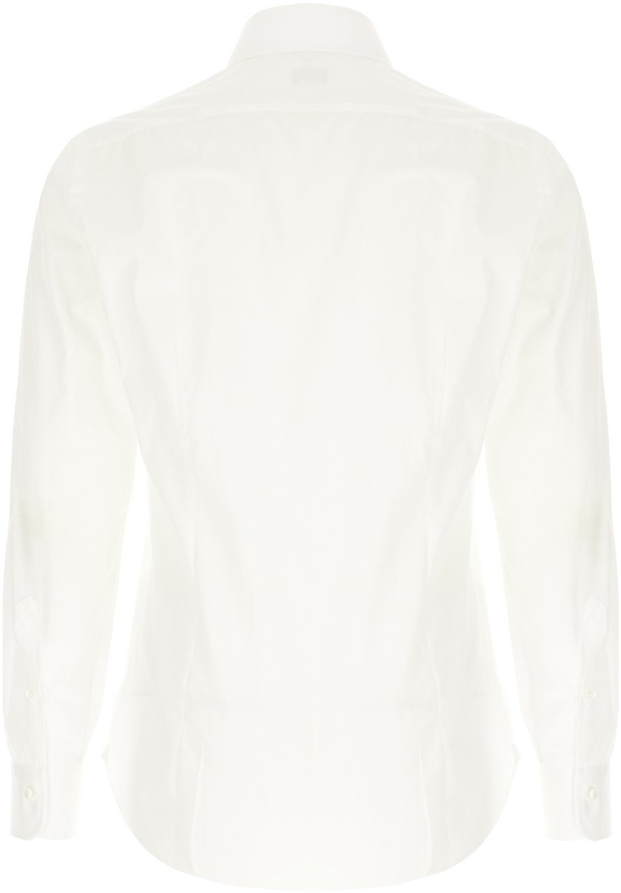Barba Barba White cotton shirt Wit