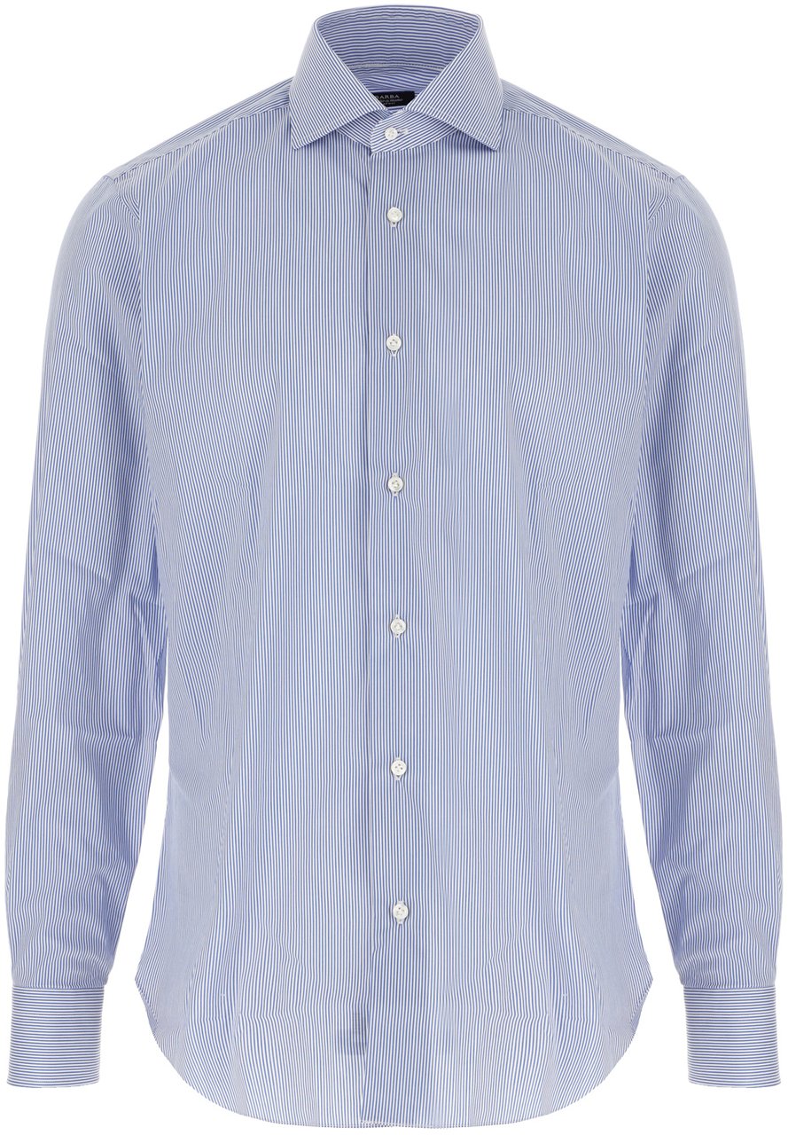 Barba Barba Printed poplin shirt Divers