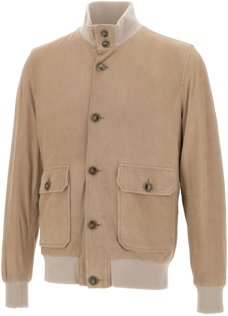 Barba Jackets Beige Beige