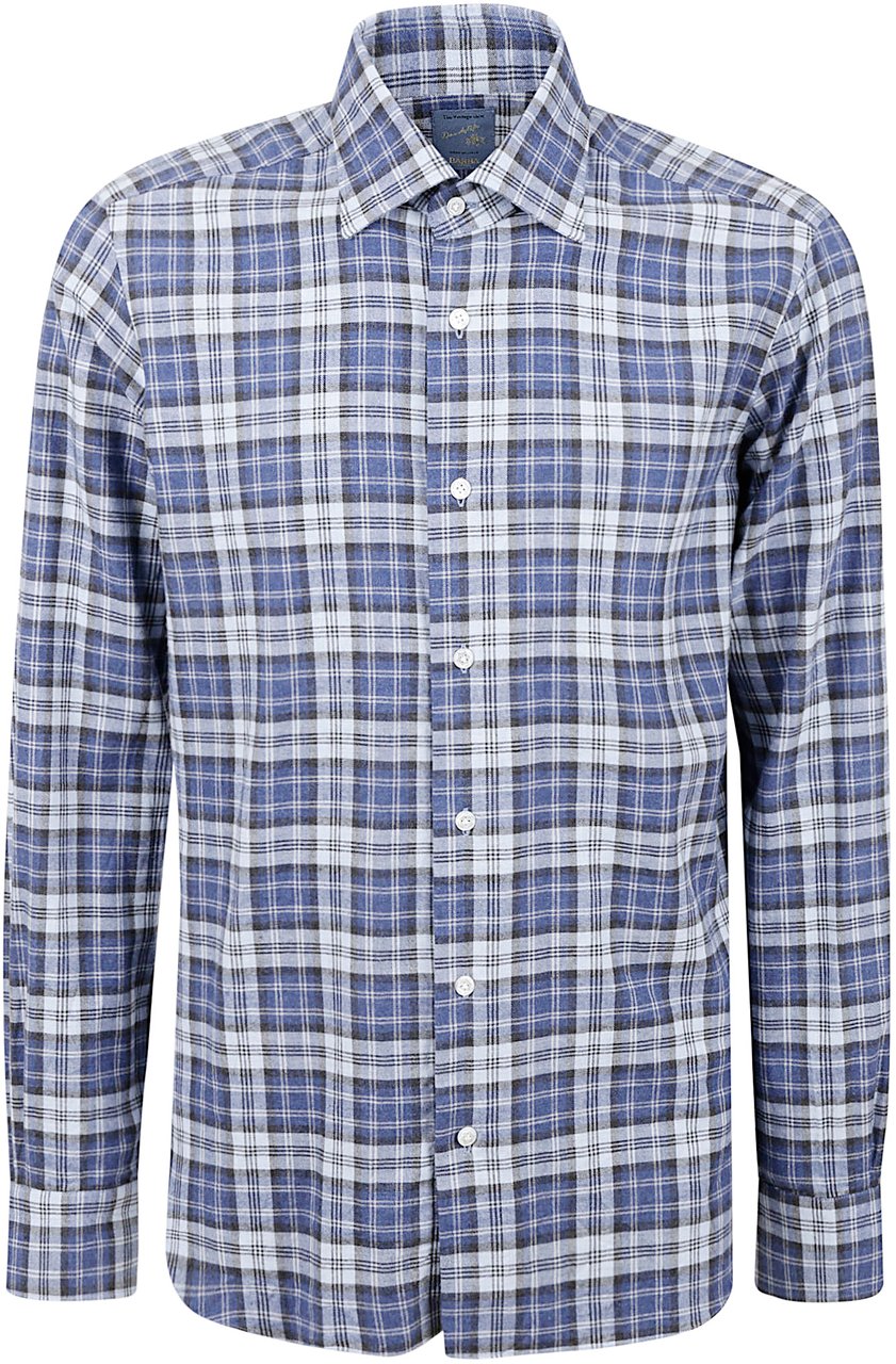 Barba Shirts Blu Azzurro Blauw