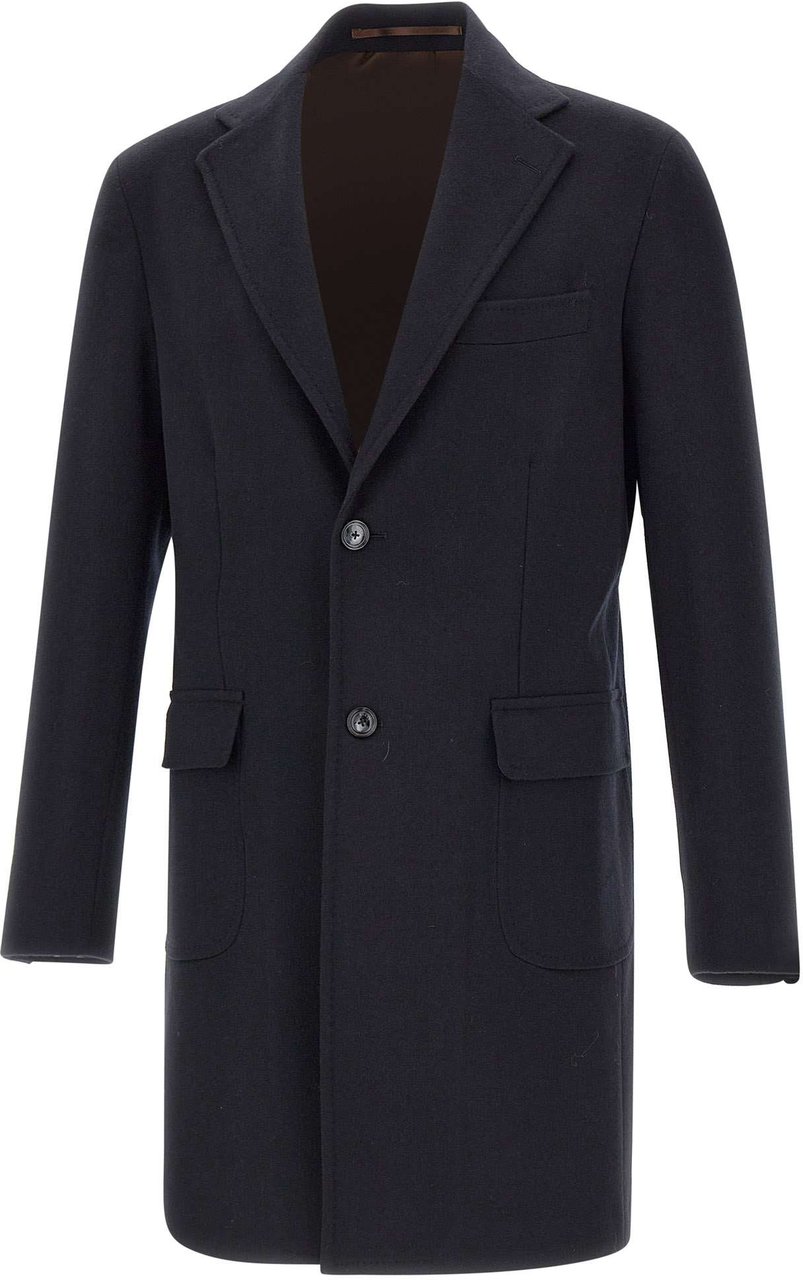 Barba Coats Blue Blauw