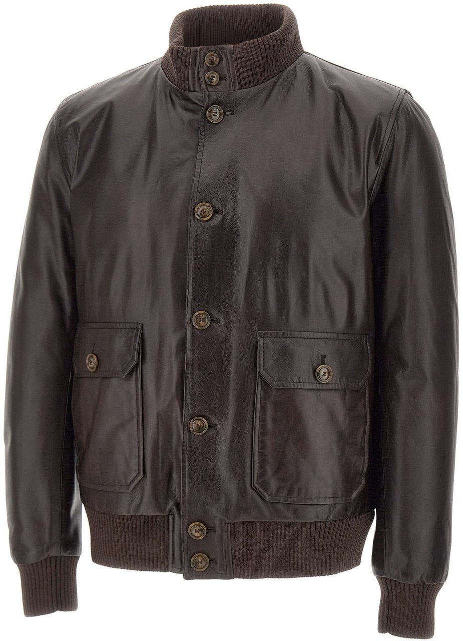 Barba Jackets Brown Bruin