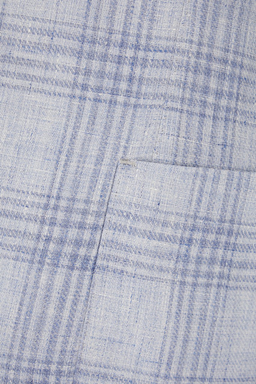 Barba Barba Embroidered linen blazer Divers