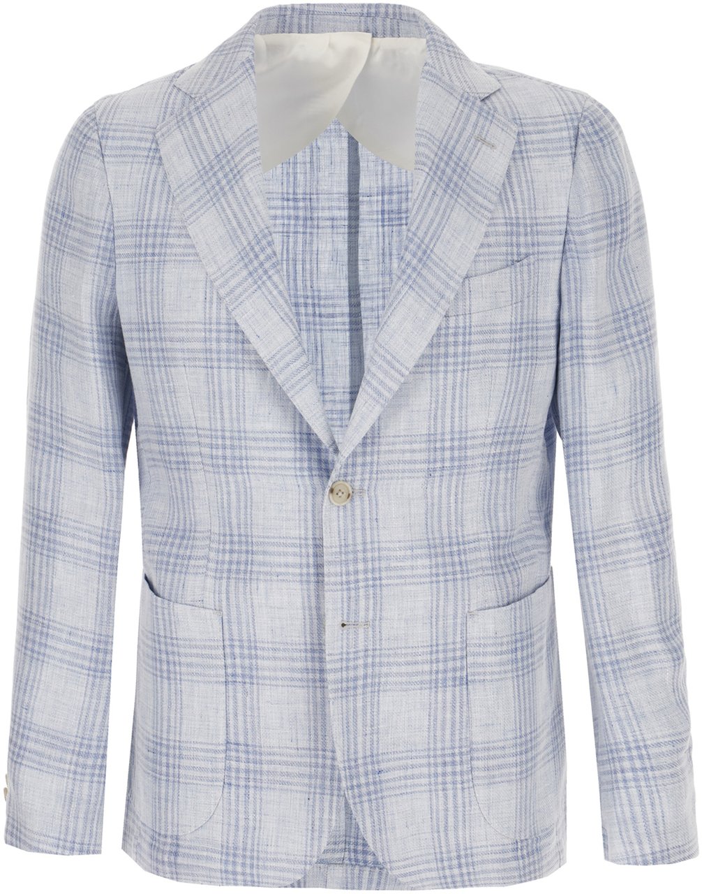Barba Barba Embroidered linen blazer Divers