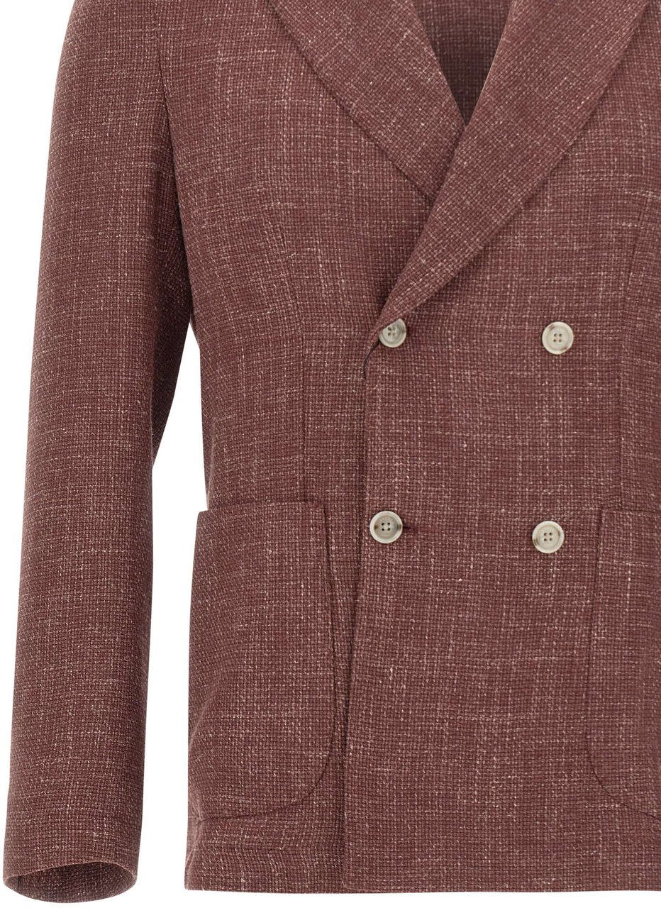 Barba Jackets Red Maroon