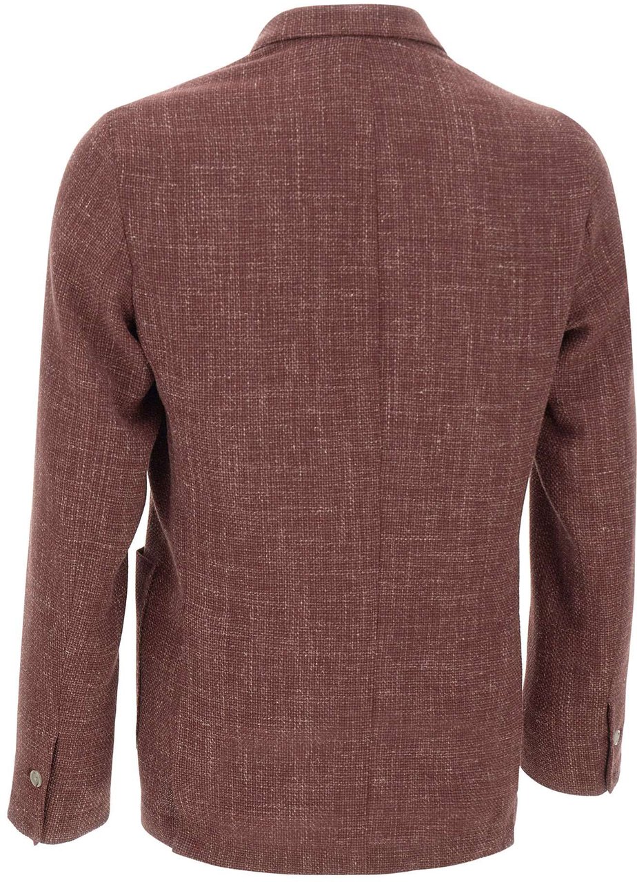 Barba Jackets Red Maroon