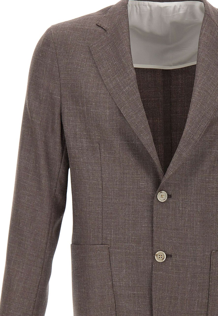 Barba Jackets Brown Taupe