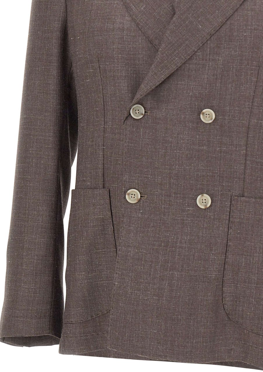 Barba Jackets Brown Taupe