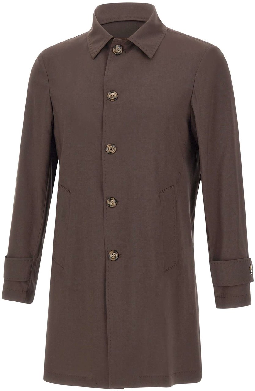 Barba Coats Brown Bruin