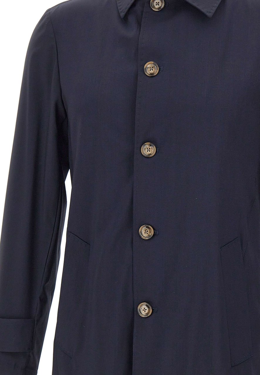 Barba Coats Blue Navy