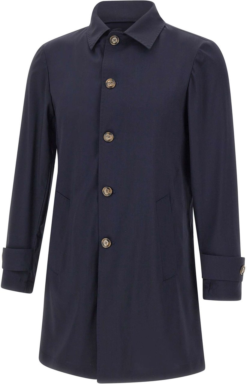 Barba Coats Blue Navy