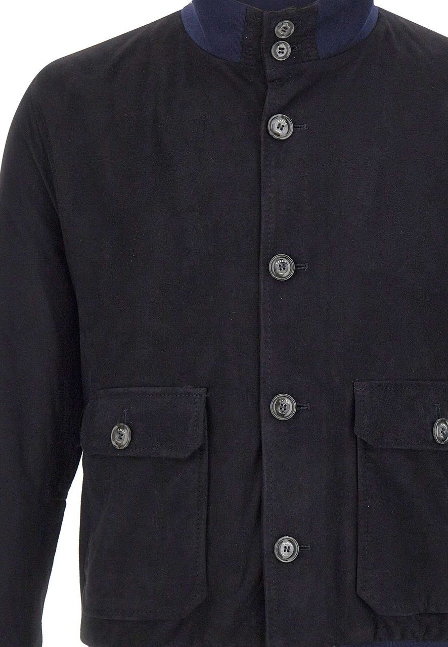 Barba Jackets Blue Navy