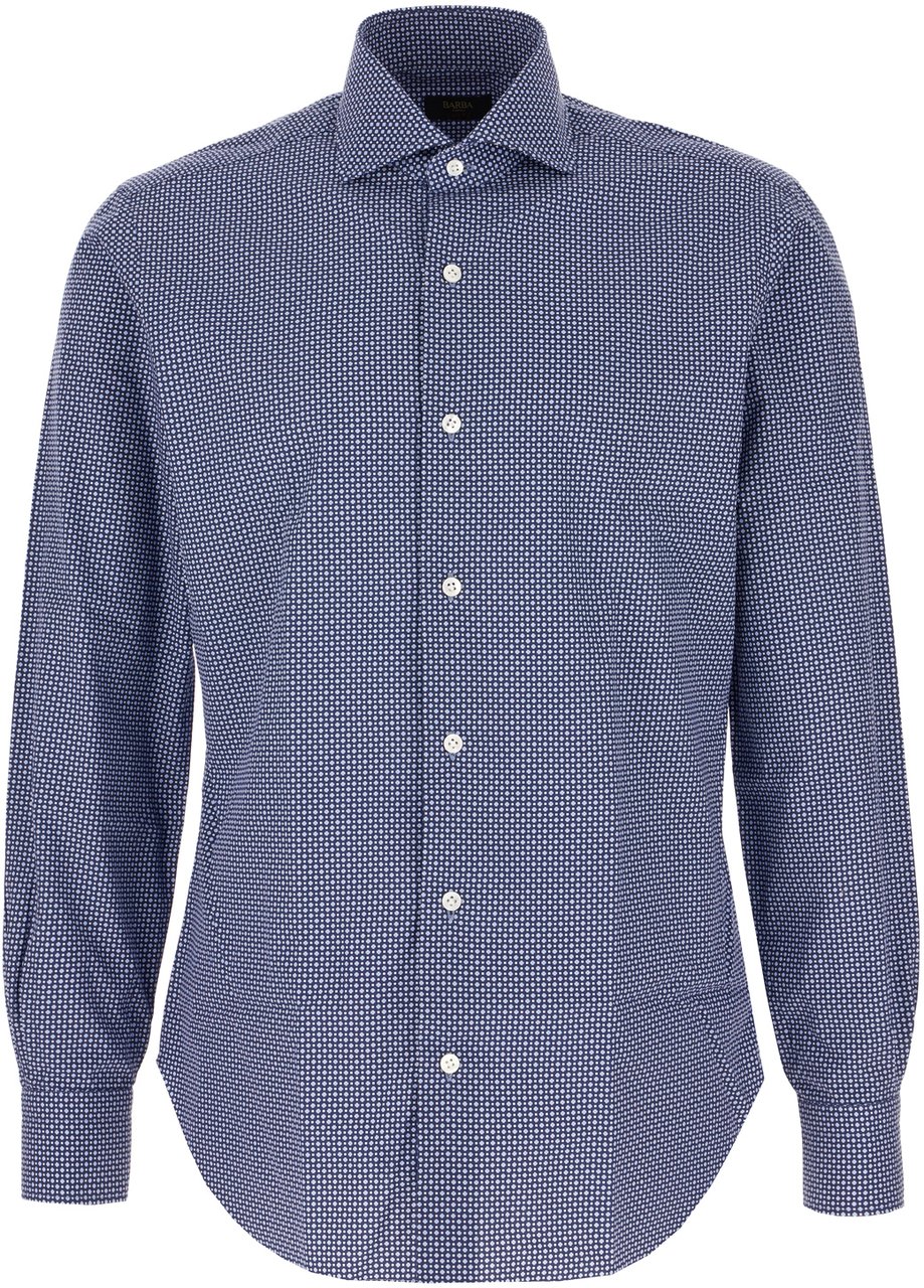 Barba Printed poplin shirt Divers