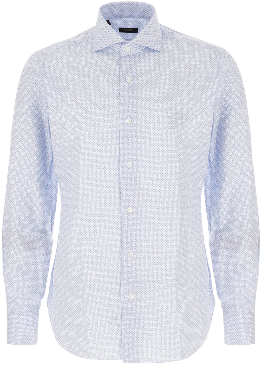 Barba Printed poplin shirt Divers