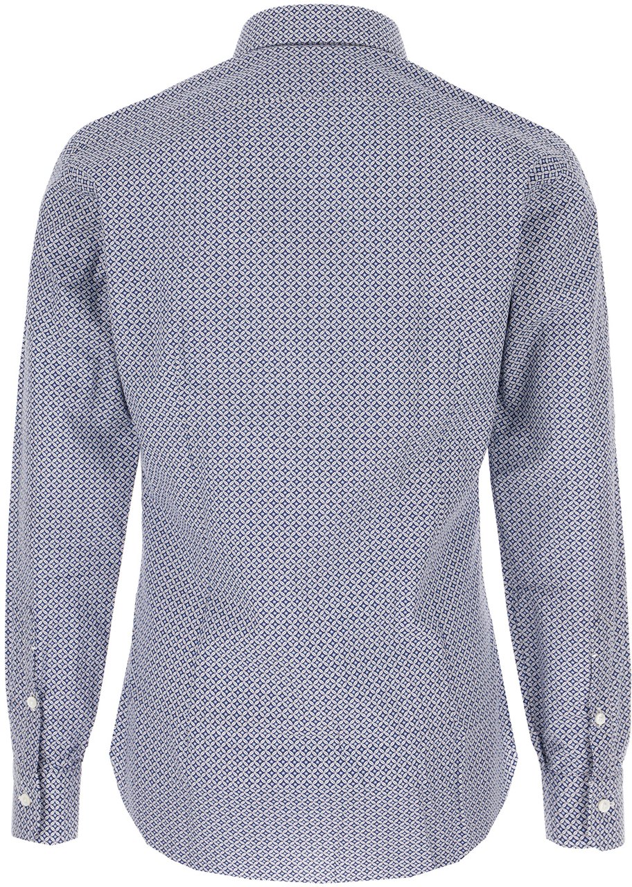 Barba Printed poplin shirt Divers