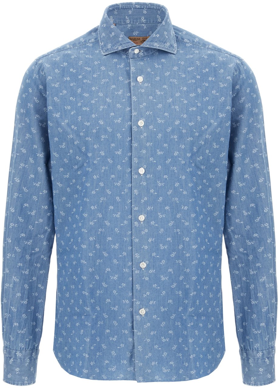 Barba Printed cotton shirt Divers