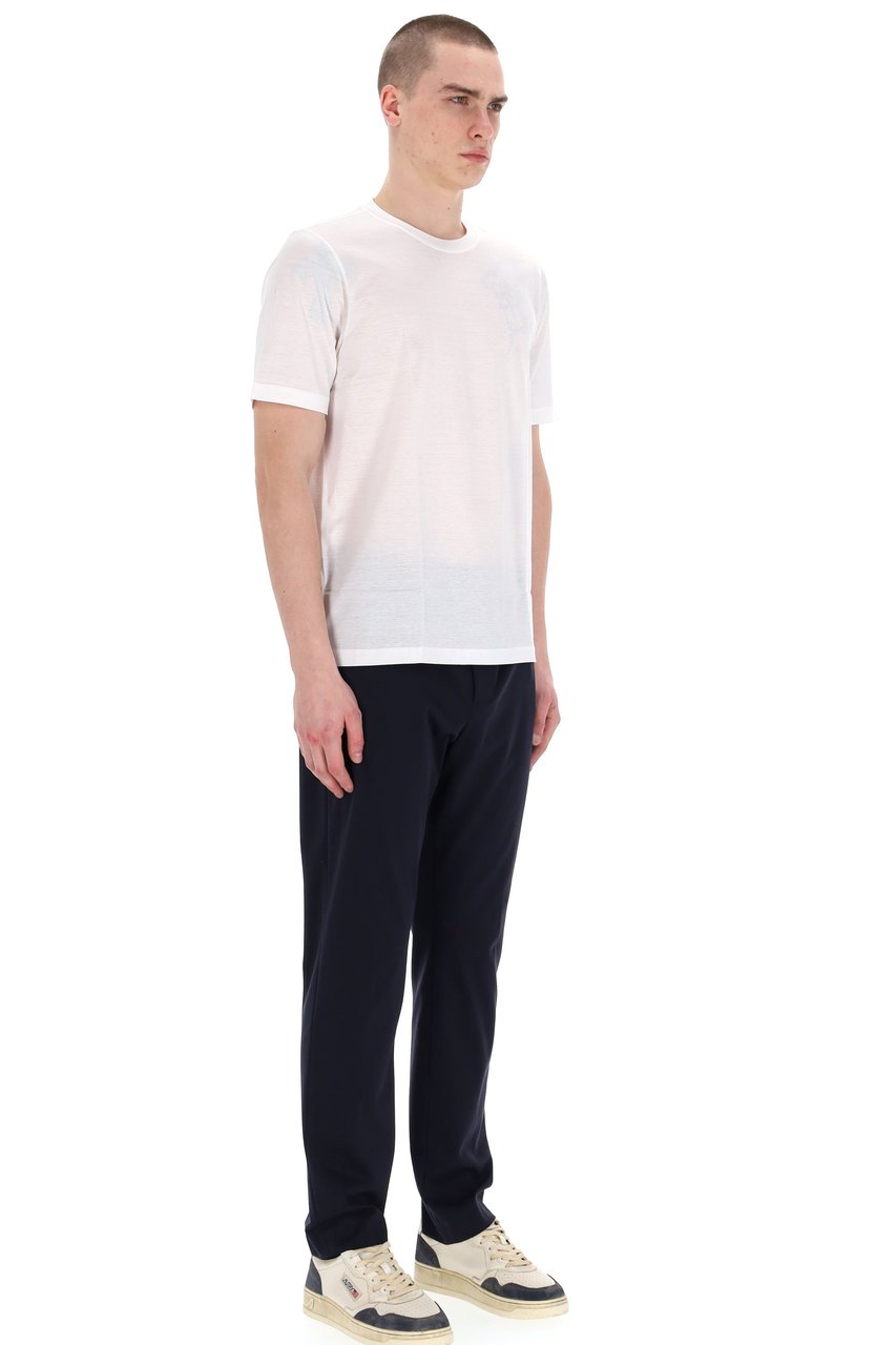Barba Mercerized Cotton T-Shirt Paars