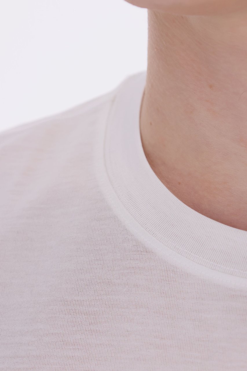 Barba Mercerized Cotton T-Shirt Paars