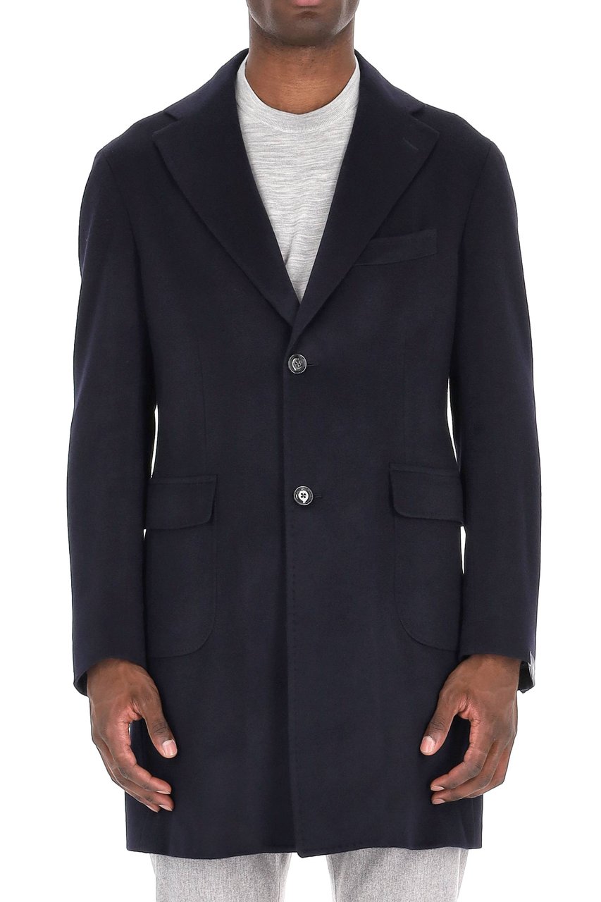 Barba Pure Cashmere Coat Zwart
