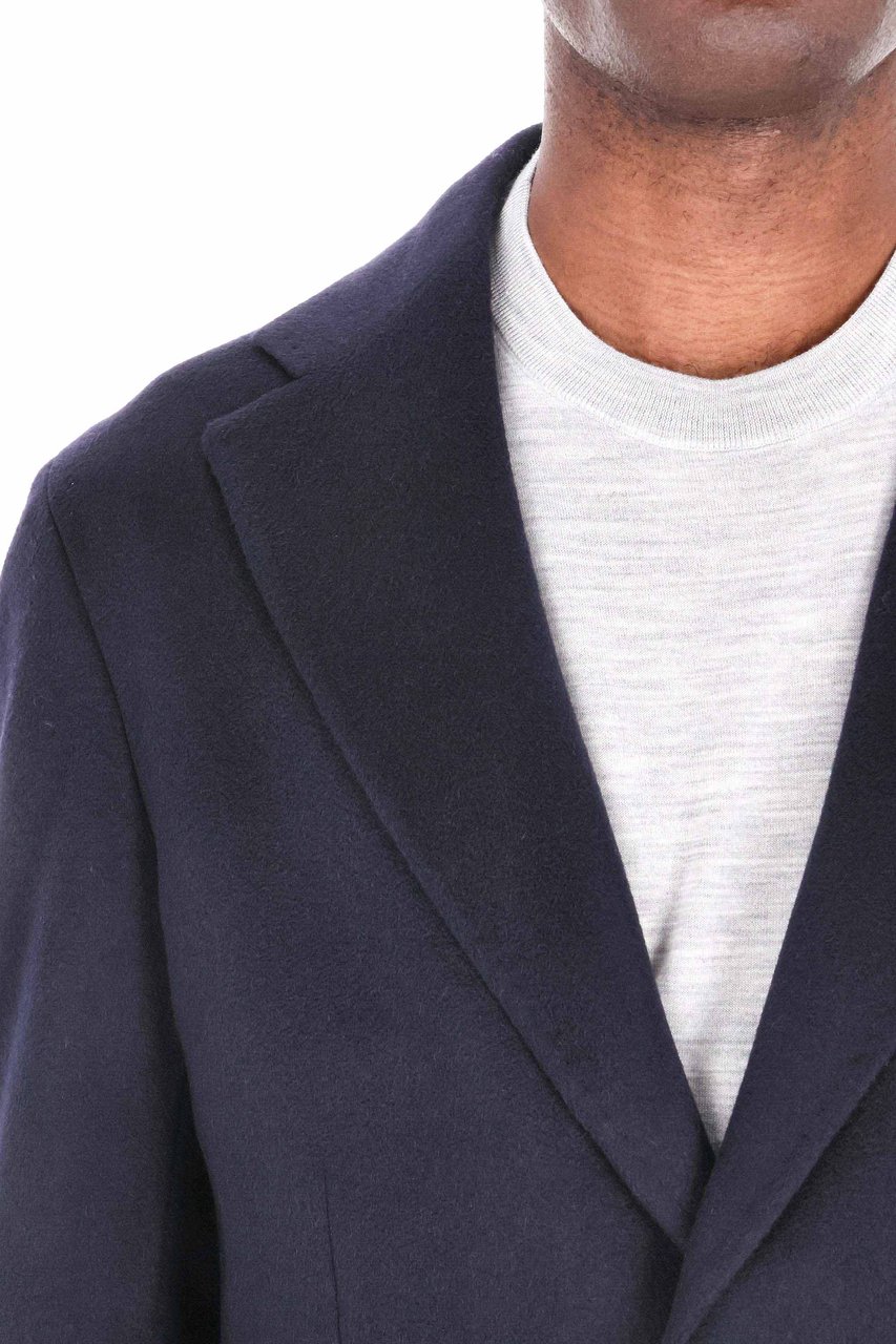 Barba Pure Cashmere Coat Zwart