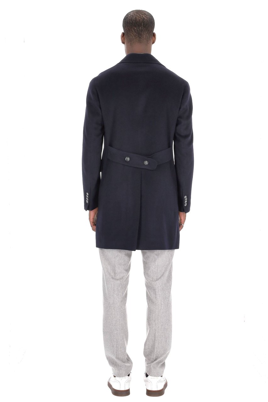 Barba Pure Cashmere Coat Zwart
