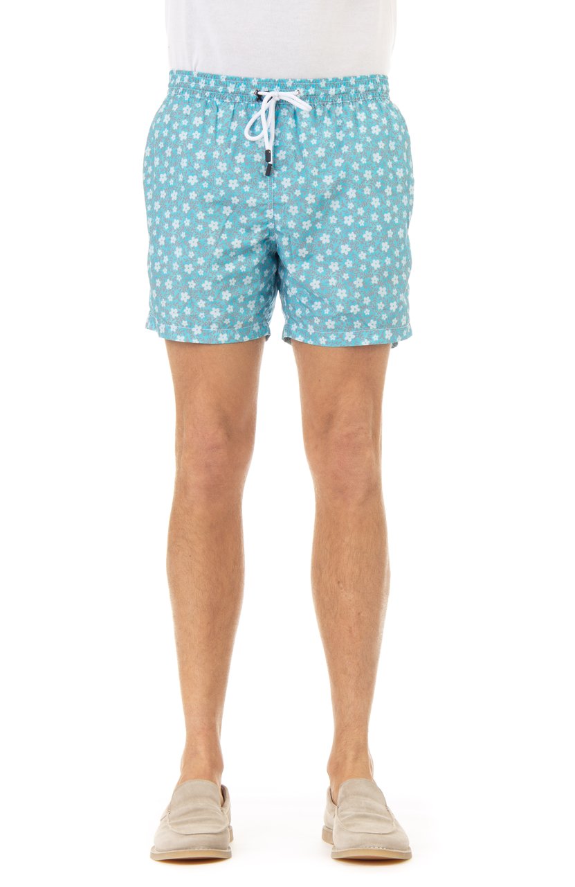 Barba Superlight Floral Print Swimwear Blauw