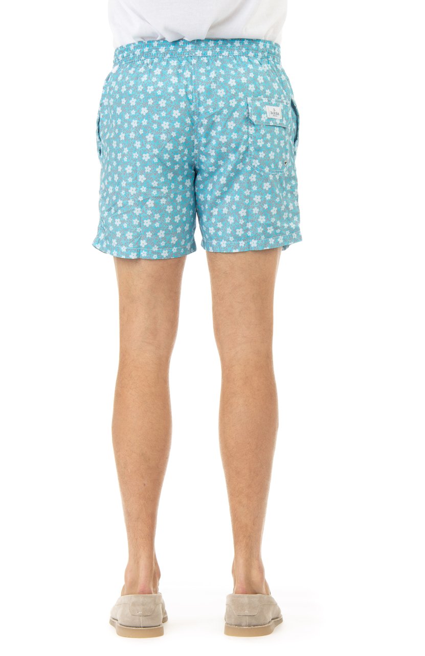 Barba Superlight Floral Print Swimwear Blauw