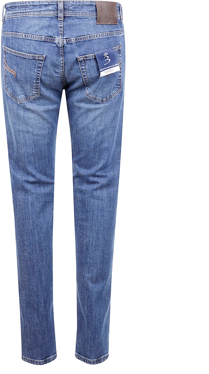 Barba Jeans Denim Medio Blauw