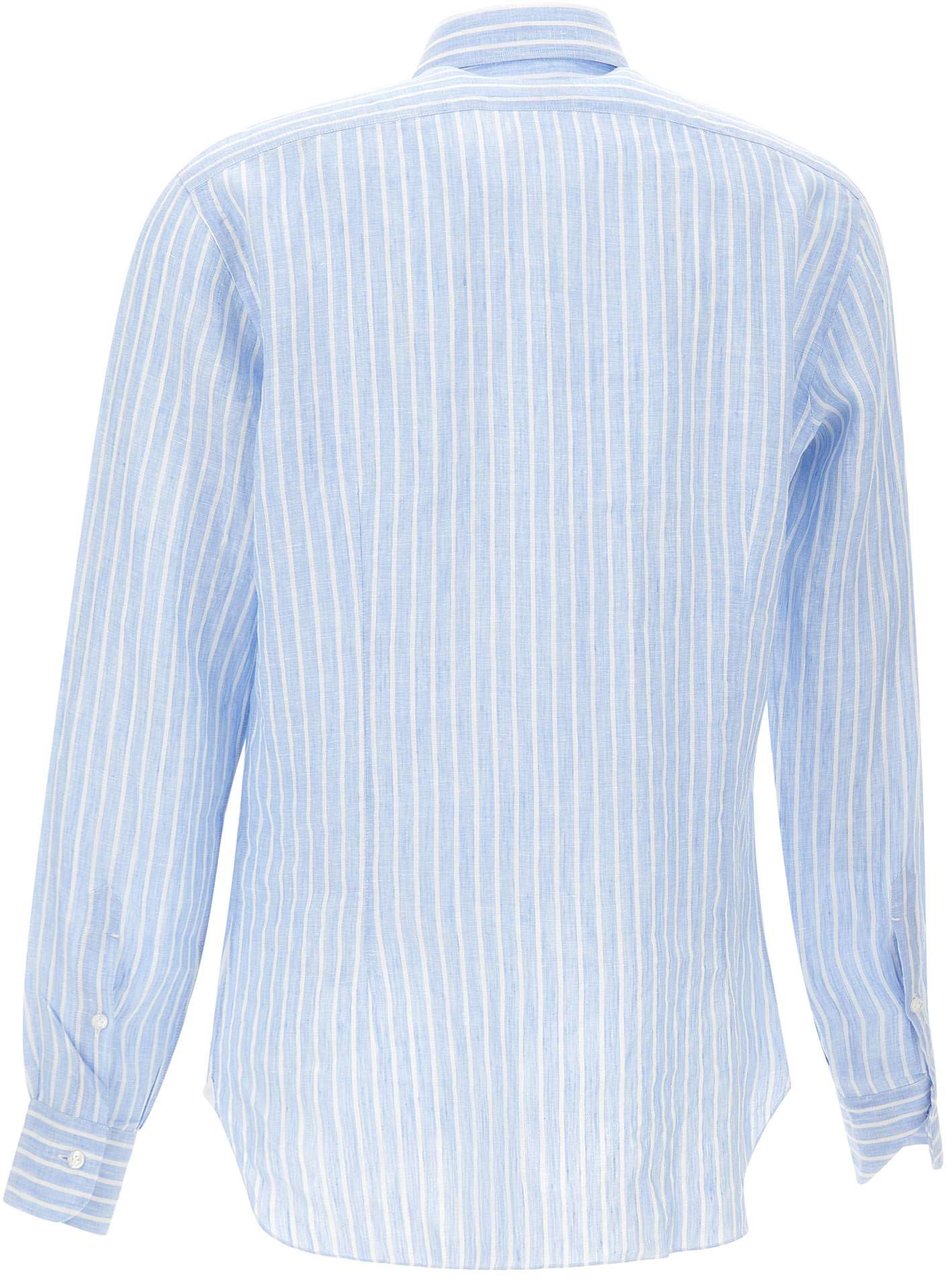 Barba Shirts Light Blue Lichtblauw