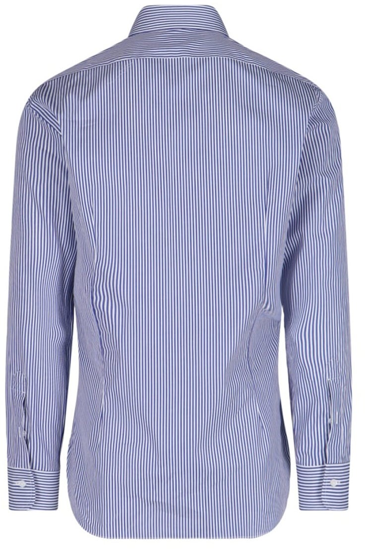 Barba Napoli I' Stripe Shirt – Blue Blauw