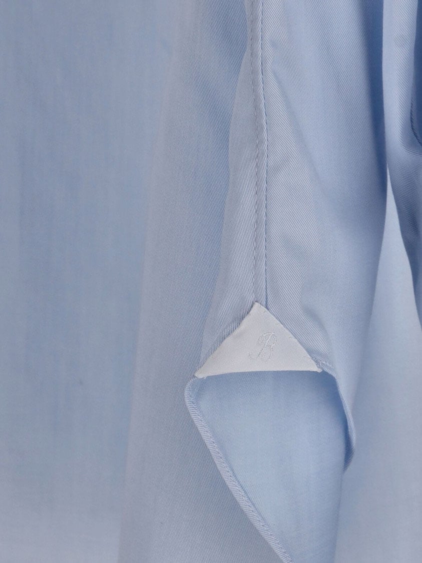 Barba Napoli Classic Cotton Shirt – Light Blue Blauw