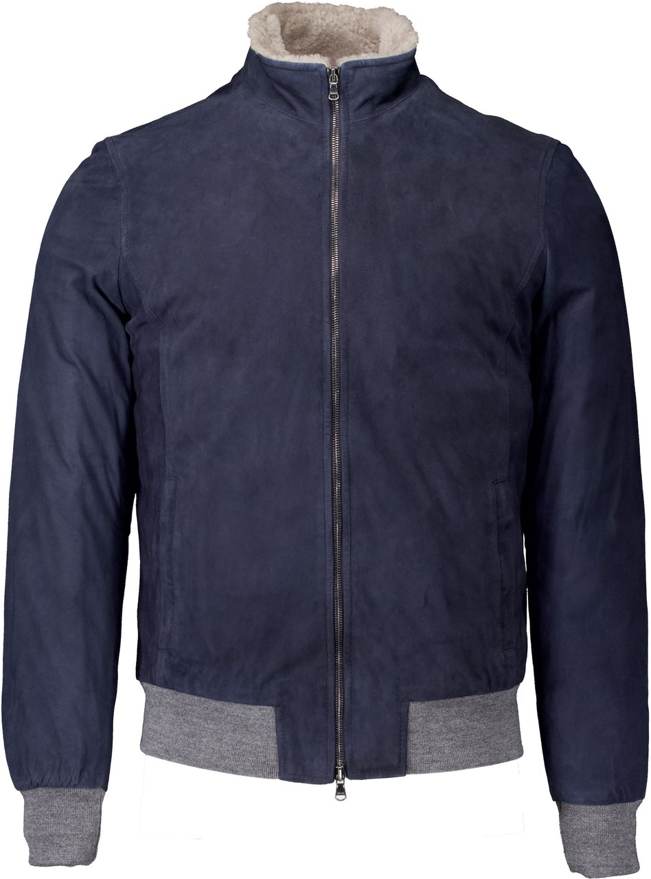 Barba Napoli Barba Napoli Wolf Jackets Donkerblauw 43702 Blauw