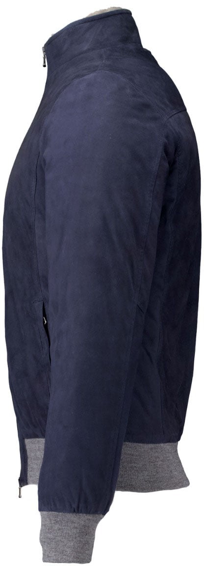 Barba Napoli Barba Napoli Wolf Jackets Donkerblauw 43702 Blauw