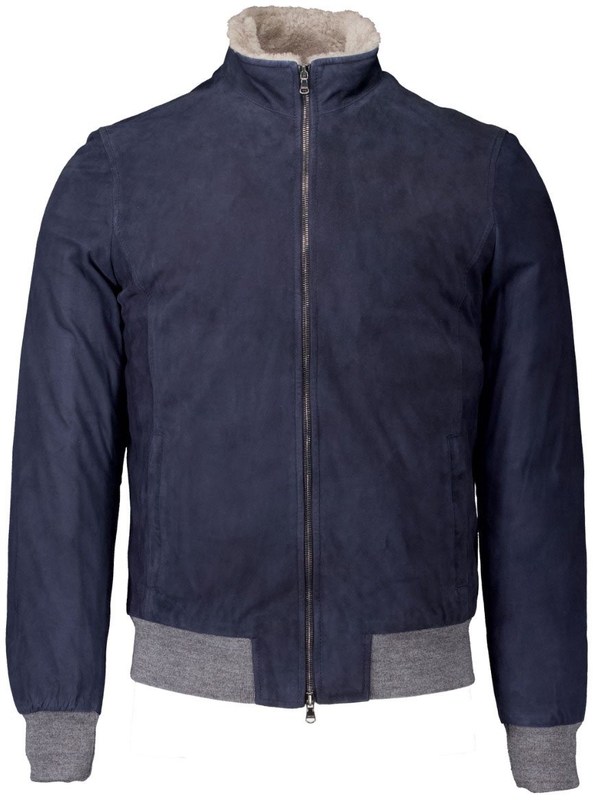Barba Napoli Barba Napoli Wolf Jackets Donkerblauw 43702 Blauw