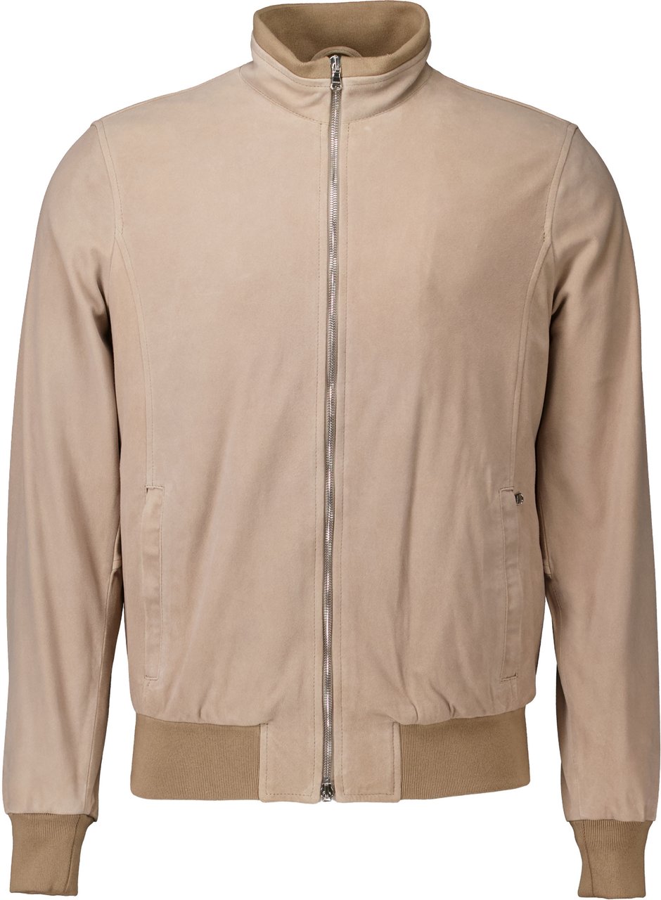 Barba Napoli Barba Napoli Leren Jassen Beige Fox 48201 Beige