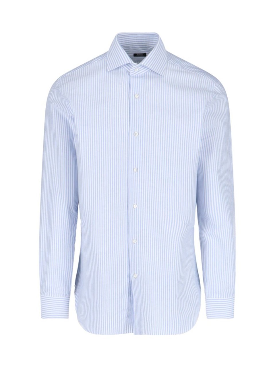 Barba Napoli I' Stripe Shirt – Light Blue Blauw