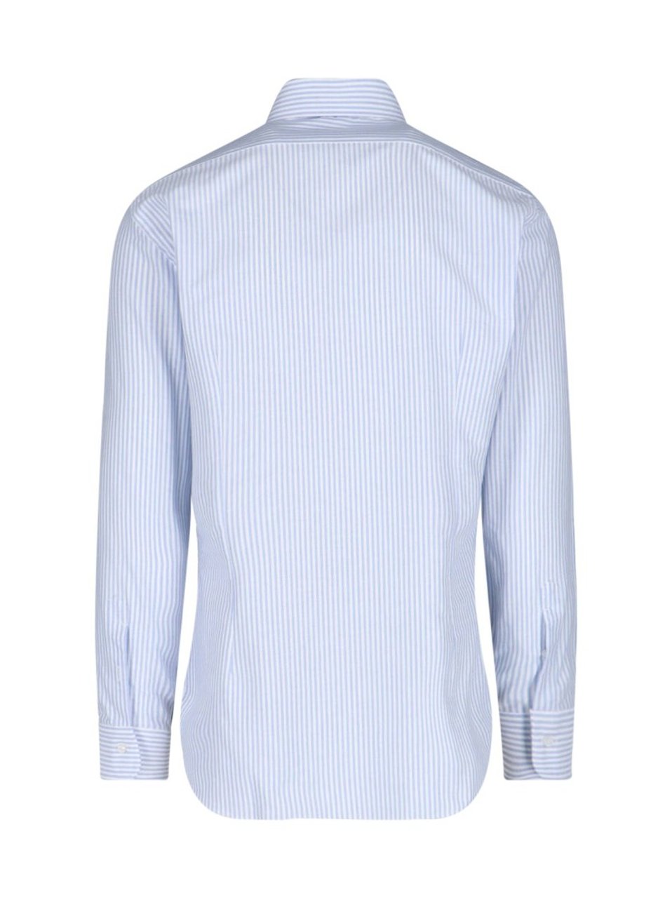 Barba Napoli I' Stripe Shirt – Light Blue Blauw