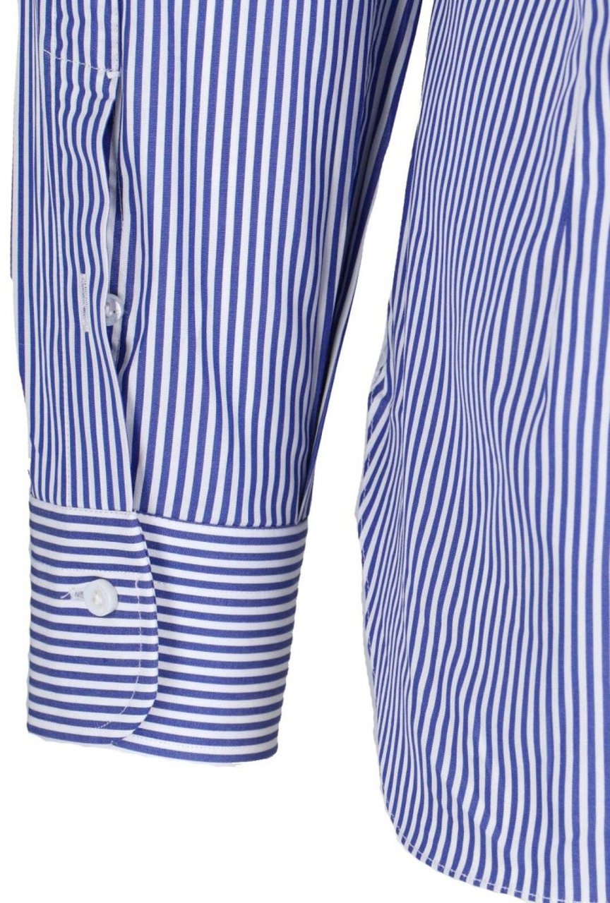 Barba Napoli I' Stripe Shirt – Blue Blauw