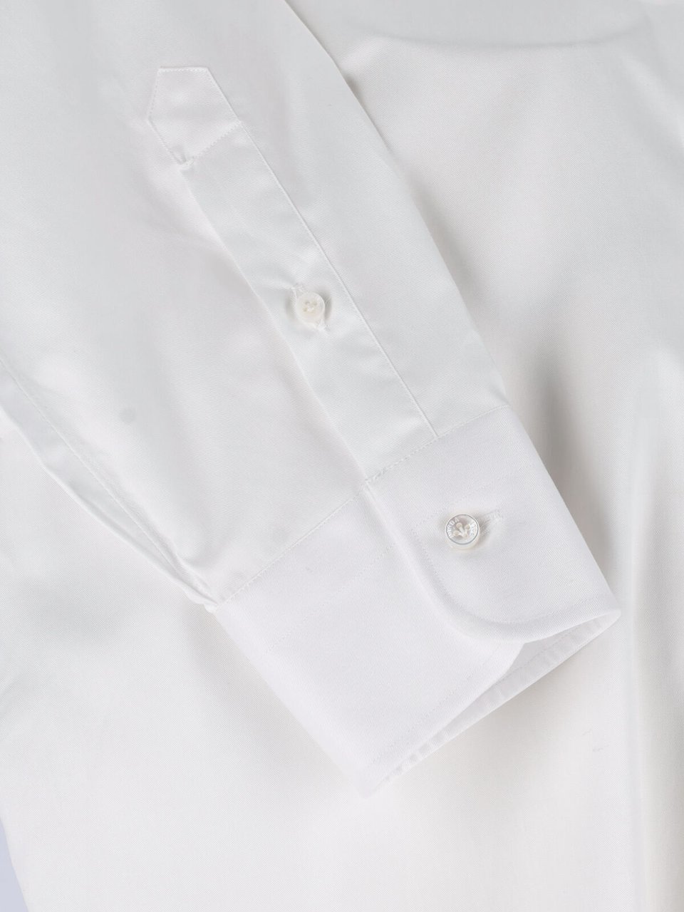 Barba Napoli White Striped Cotton Classic Formal Shirt Wit