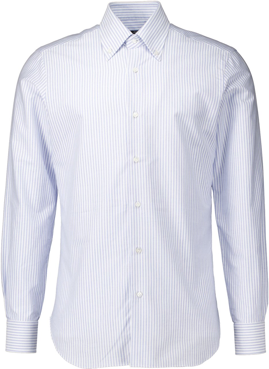 Barba Napoli Barba Napoli Lange Mouw Overhemden Lichtblauw I1u24p0147063.u Blauw