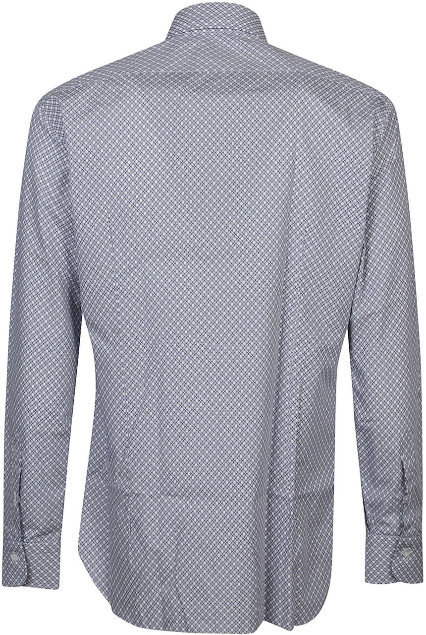 Barba Napoli Neck Shirt White Wit