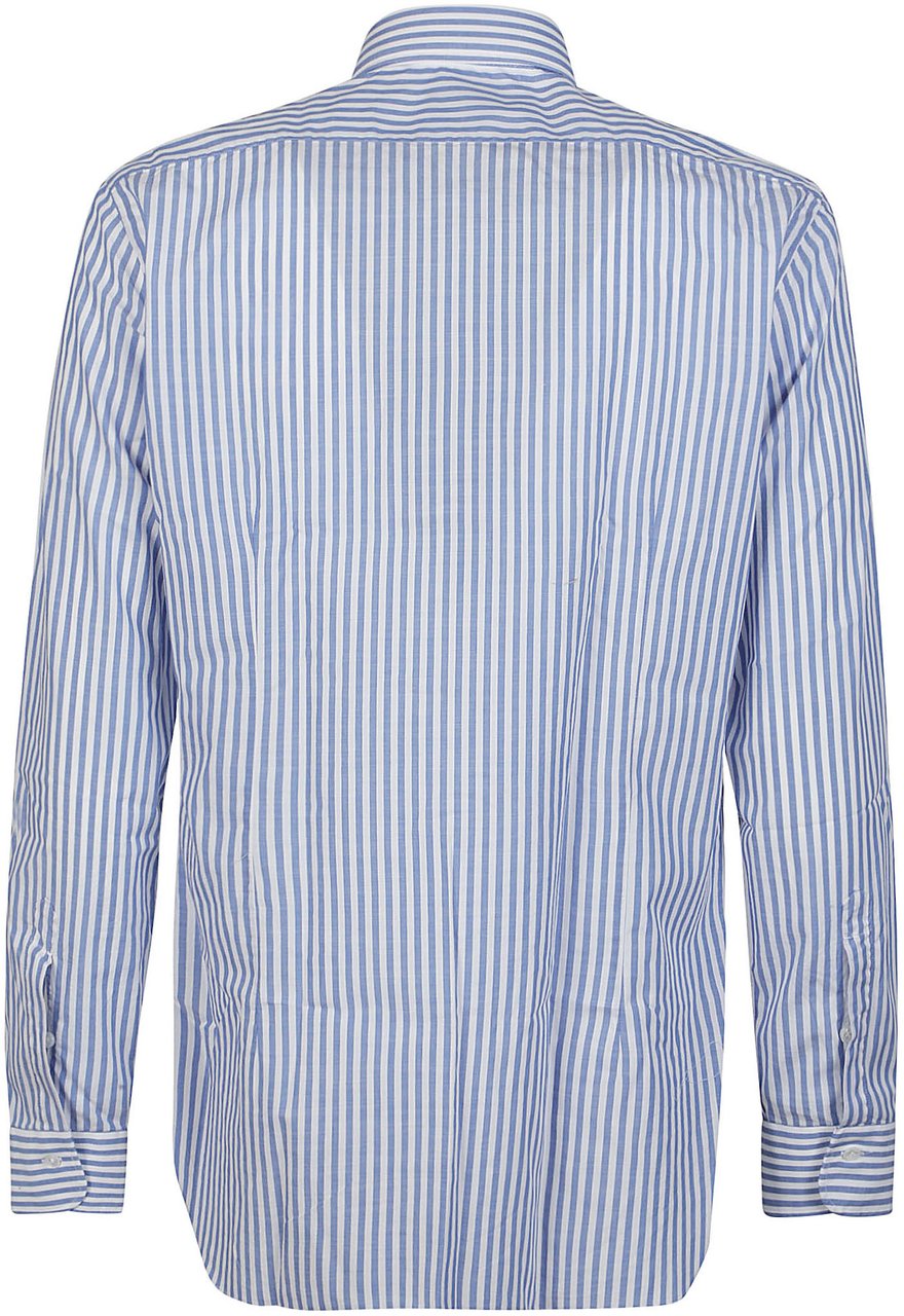 Barba Napoli Neck Shirt White Wit