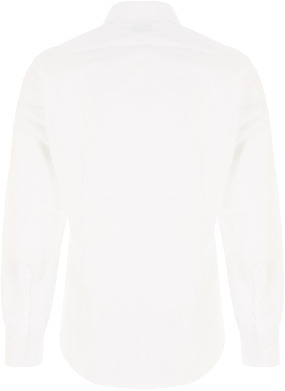 Barba Barba White poplin shirt Wit