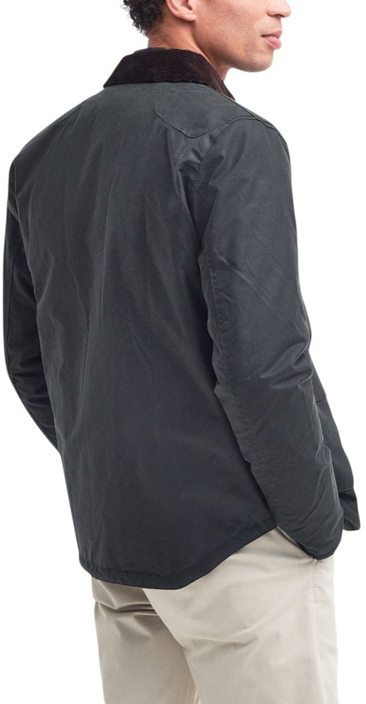 Barbour Gray Cotton Shell Jacket Grijs