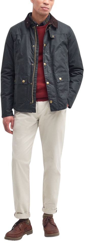 Barbour Gray Cotton Shell Jacket Grijs