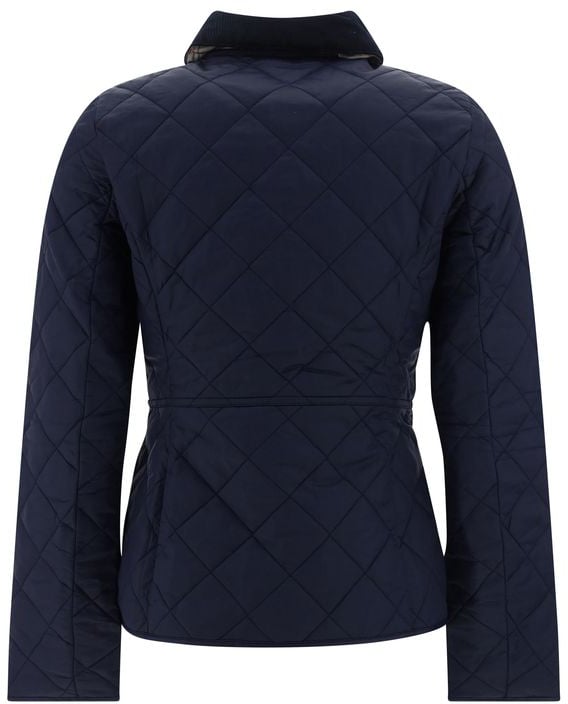 Barbour Blue Polyamide Full-Length Jacket Blauw