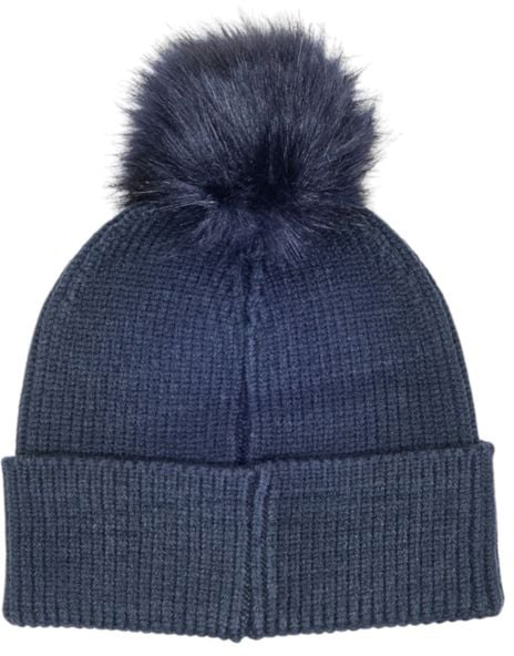 Barbour Barbour Blue Viscose Beanie Blauw