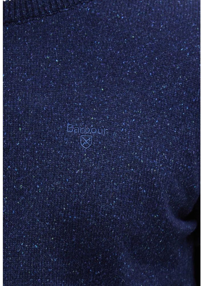 Barbour Blue Wool Sweatshirt Blauw