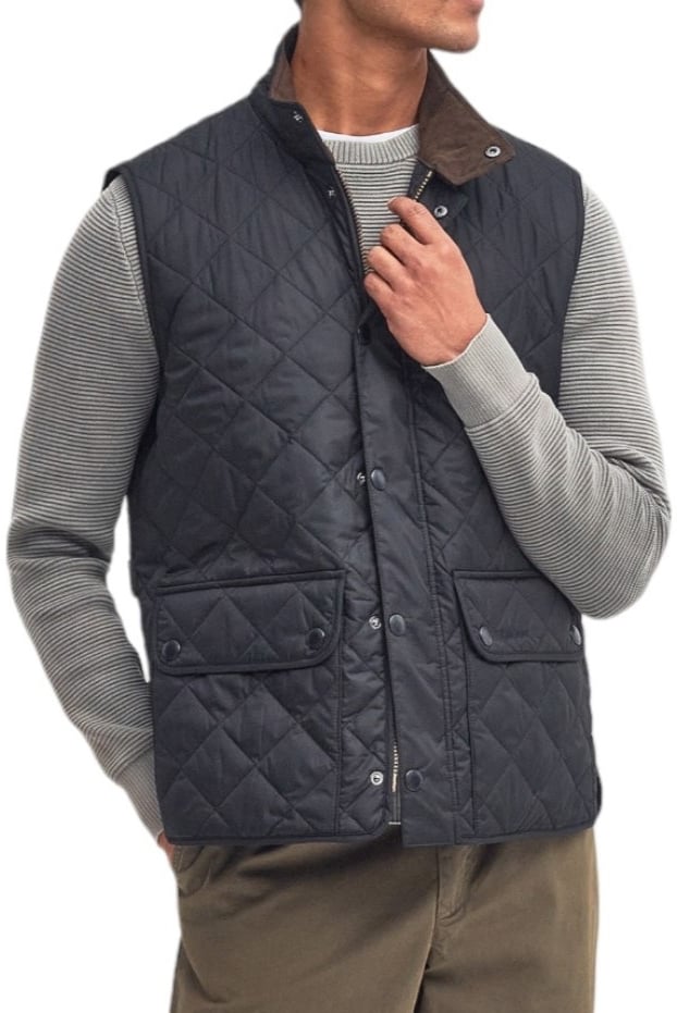 Barbour Gilet lowerdale matelassé sans manches navy MGI0245 NY71 Barbour Homme Divers